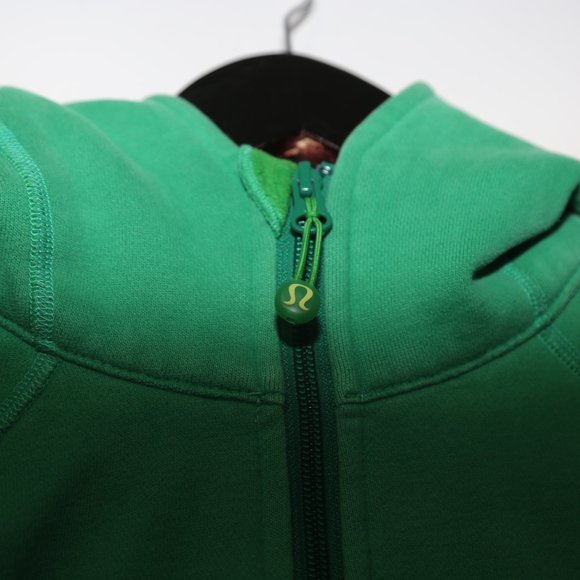 Lululemon Scuba Hoodie Fleece *Stretch (Lined Hood) in Green Bean - Picture 4 of 6